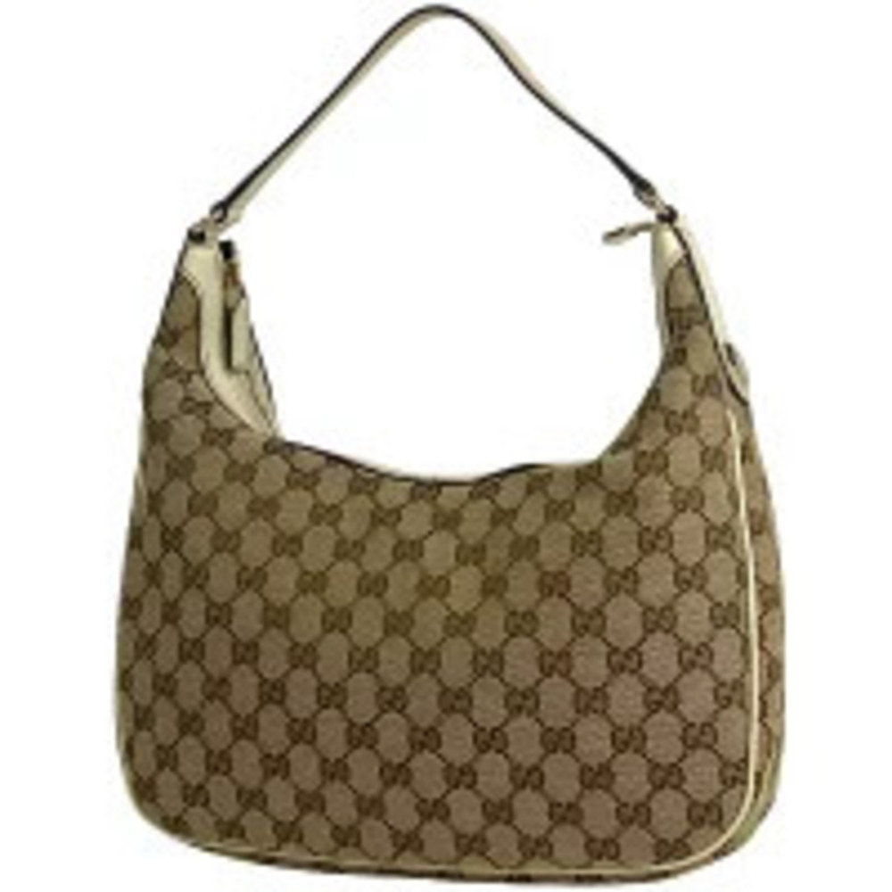 Gucci GG shoulder bag Hobo canvas beige white